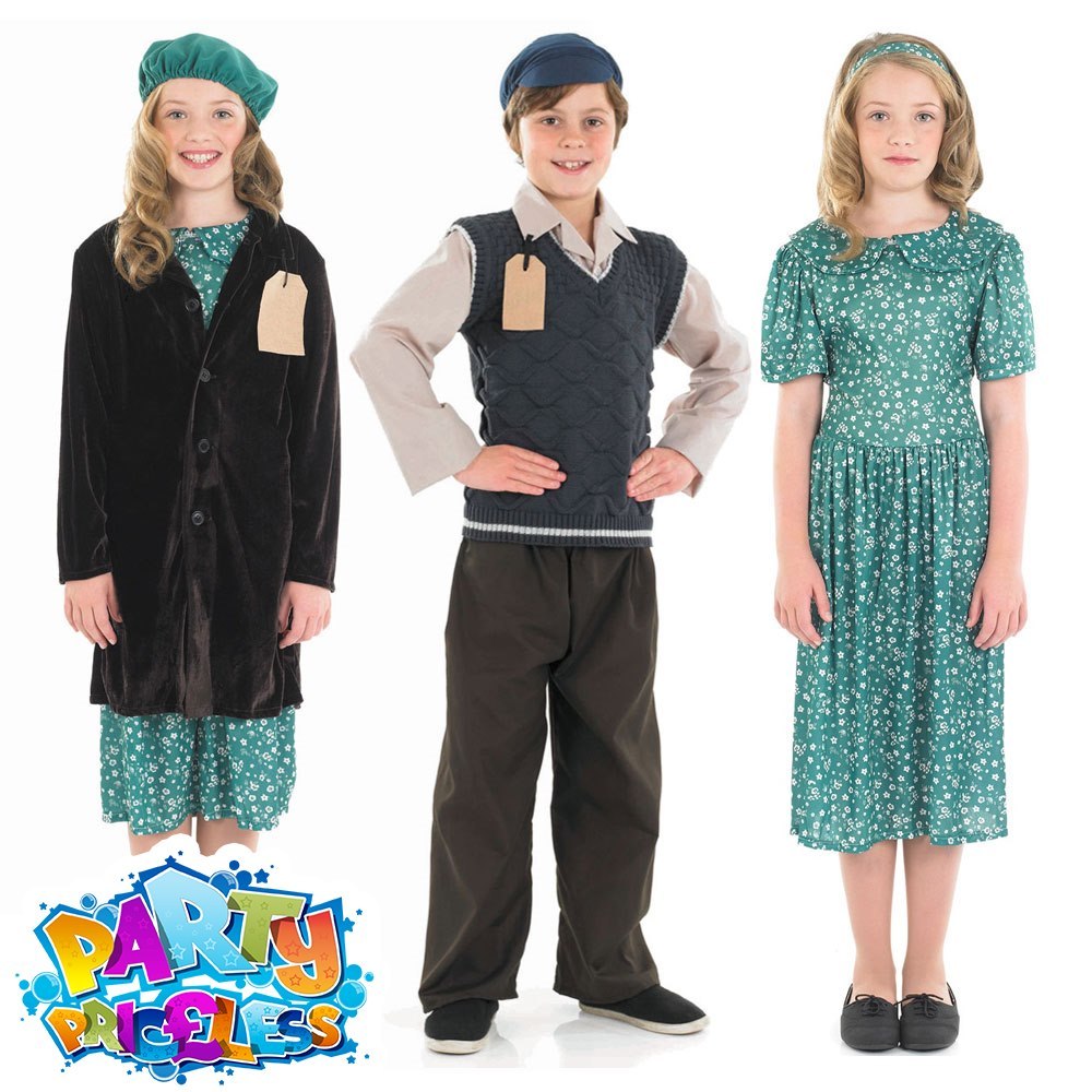 evacuee-school-girl-boy-costume-kids-ww1-ww2-wartime-fancy-dress-book-day-8141